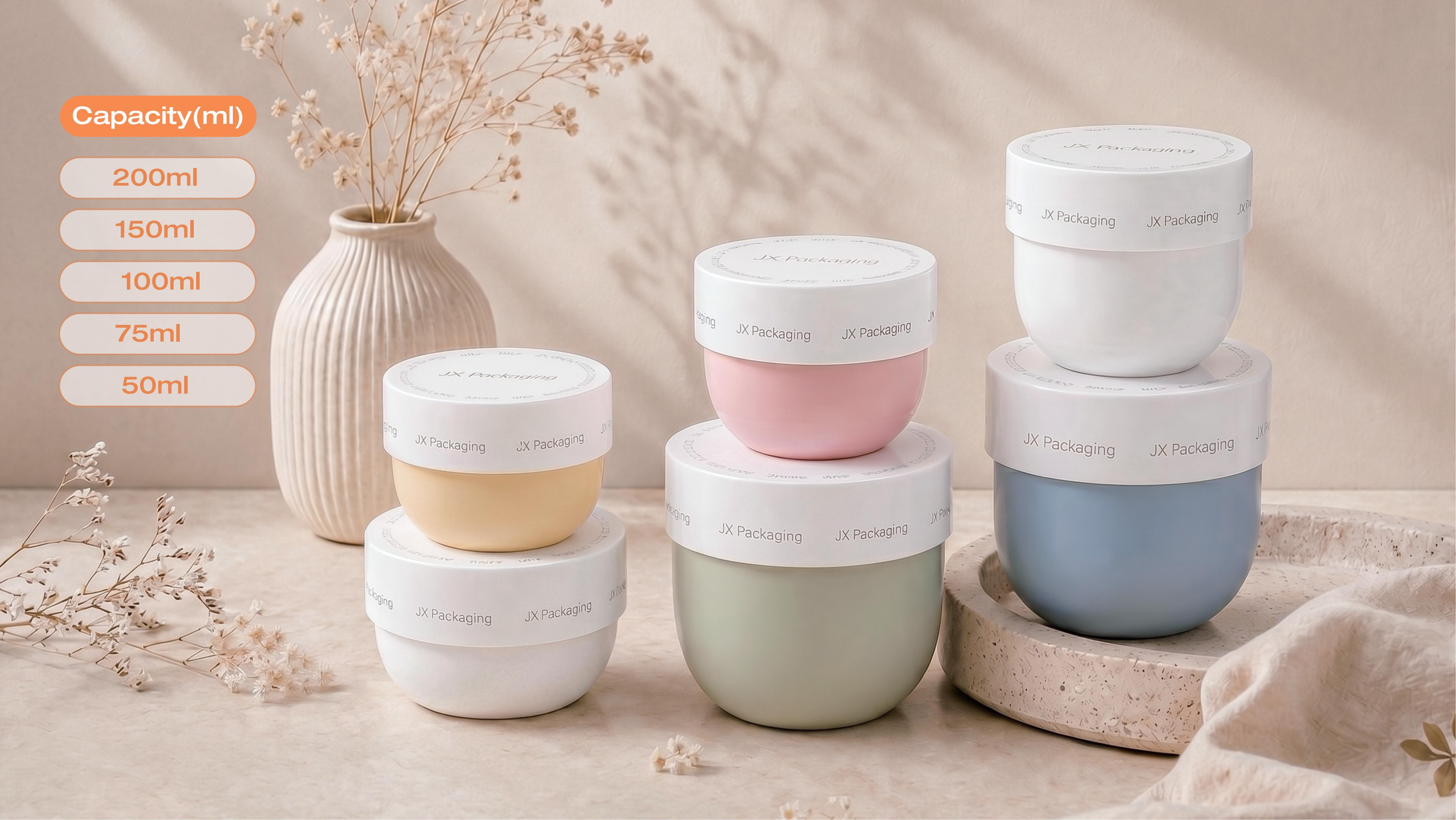 Calidad tarro de crema cosmética fábrica