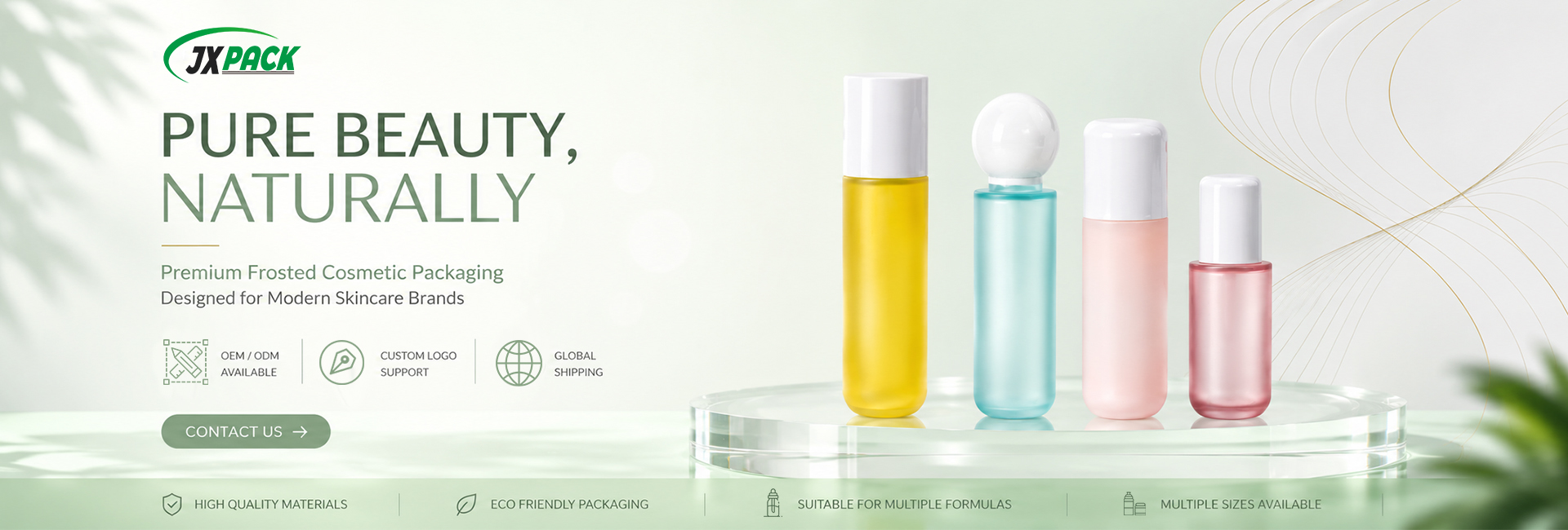 Calidad tarro de crema cosmética Fábrica