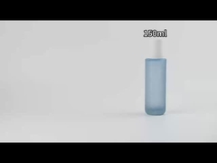 Botella cosmética de vidrio esmerilado personalizable - A prueba de fugas y duradera