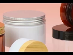 Jarrón de crema cosmética PET a medida con tapa de tornillo