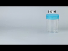 Jar de crema cosmética PET personalizada con tapa de tornillo