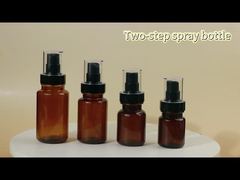 Botella de pulverización de plástico de calidad alimentaria que bloquea la luz con pulverizador de niebla fina para cosméticos y medicamentos