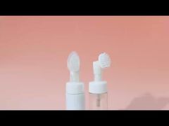 Limpieza facial cosmética vacía botella de plástico transparente de espuma de espuma de espuma de 100 ml, 150 ml, 200 ml