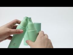 Botellas cosméticas de plástico vacías al por mayor de 80 ml, 100 ml, 120 ml, 150 ml, botellas con bomba de loción de hombro plano