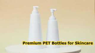 Botellas de loción PET personalizadas de primera calidad para marcas de cuidado de la piel