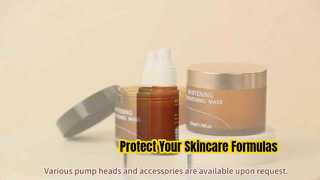 Fabricante de juegos de botellas cosméticas de PET ámbar | Spray, loción, botella de tóner y tarro de crema | Embalaje OEM