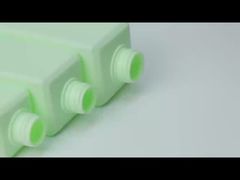 Botellas de champú acondicionador con bomba: botellas recargables cuadradas de HDPE | JXPACK