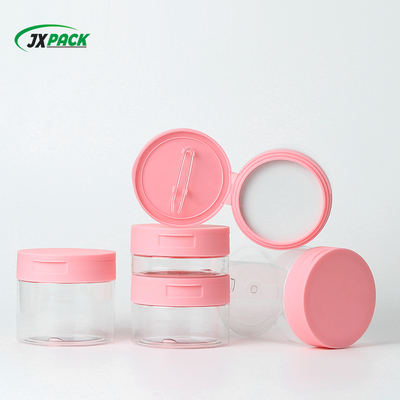 Jar de crema cosmética PET personalizada con tapa de tornillo