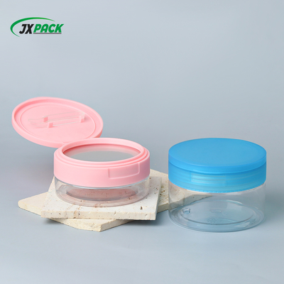 Tarro de crema cosmética transparente PET con capacidad personalizable