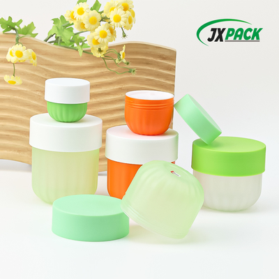 Tarro de crema cosmética de plástico PP de 50 g con tapa de rosca