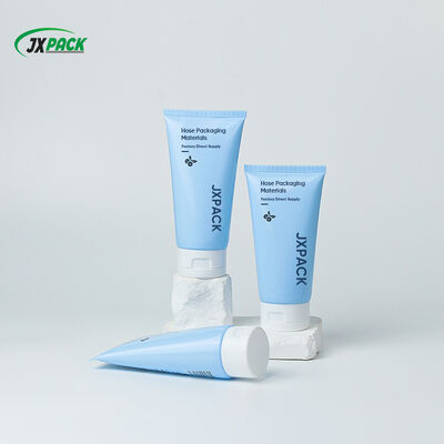 Tubo cosmético de PE de 120 ml con tapa con tapa - Tubo de compresión de plástico personalizable para envases para el cuidado de la piel